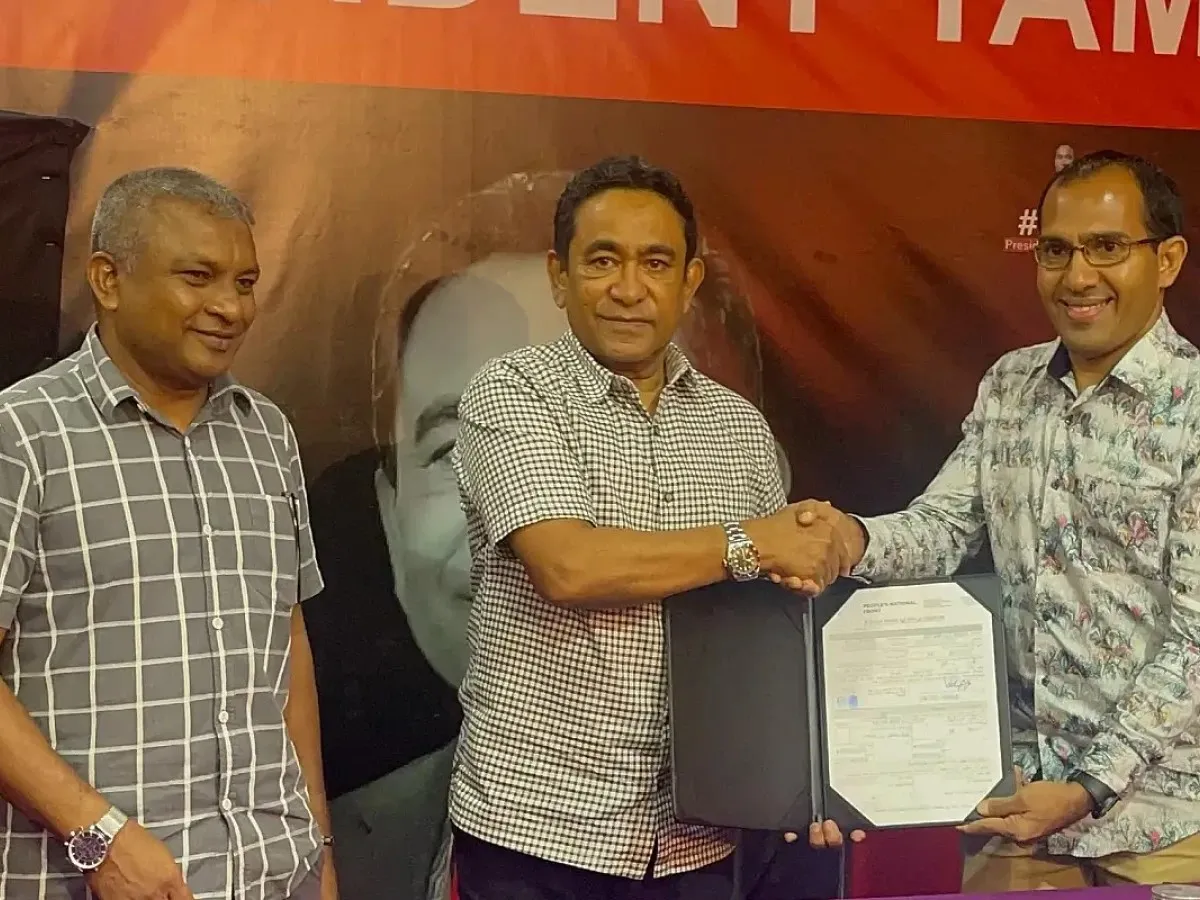 ރައީސް ޔާމީންގެ ޕީއެންއެފް ރަޖިސްޓަރީ ކުރުން ދެން ލަހެއް ނުވާނެ: ރައީސް ޔާމީން
