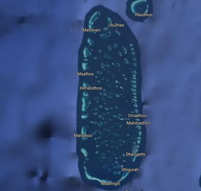 Alif Dhaalu Atoll (Photo/google maps)