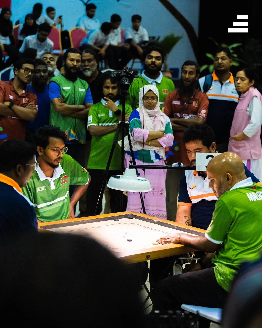 Hassan Nazim (Naana) and Ismail Azmeen's duo during today's match
