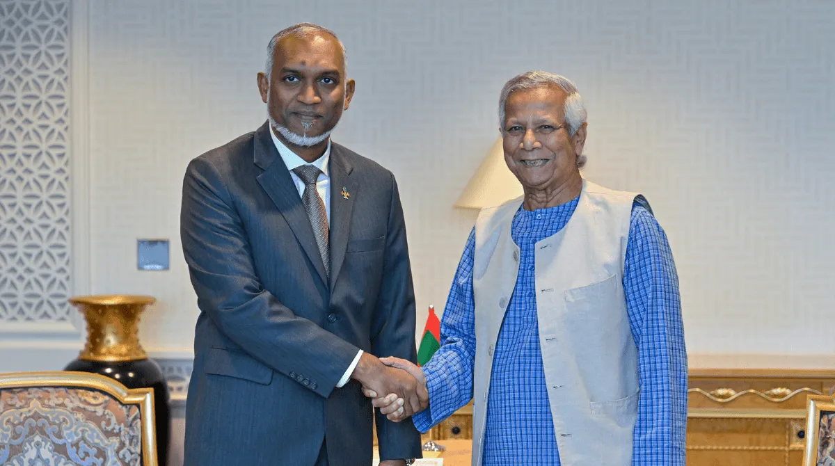 President Dr  Muizzu meeting with Professor Dr Muhammad Yunus (Photo/President's Office)