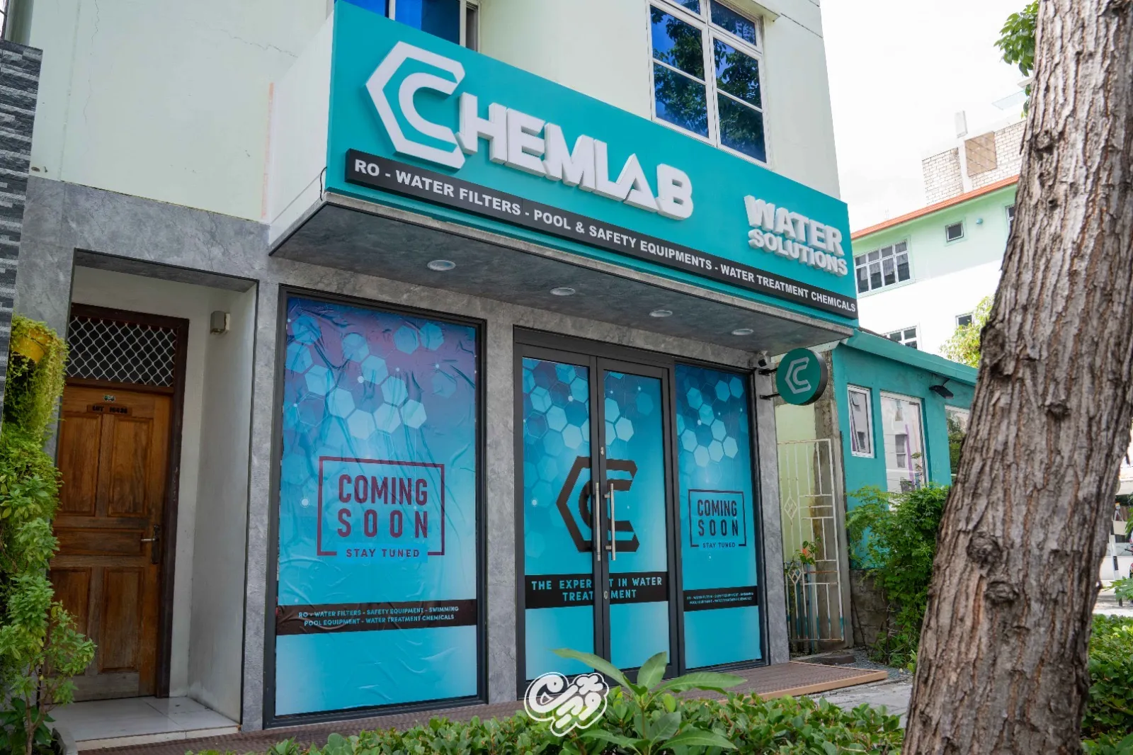 Chemlab’s new showroom in Hulhumalé (Photo/Chemlab)