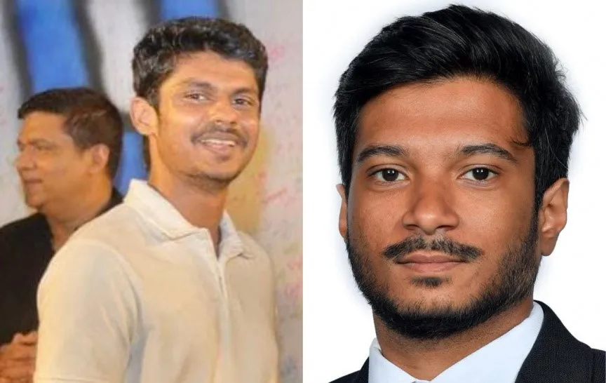 Izdhiyaan Mohamed Maumoon (left) and Dhaudh Ahmed (right)