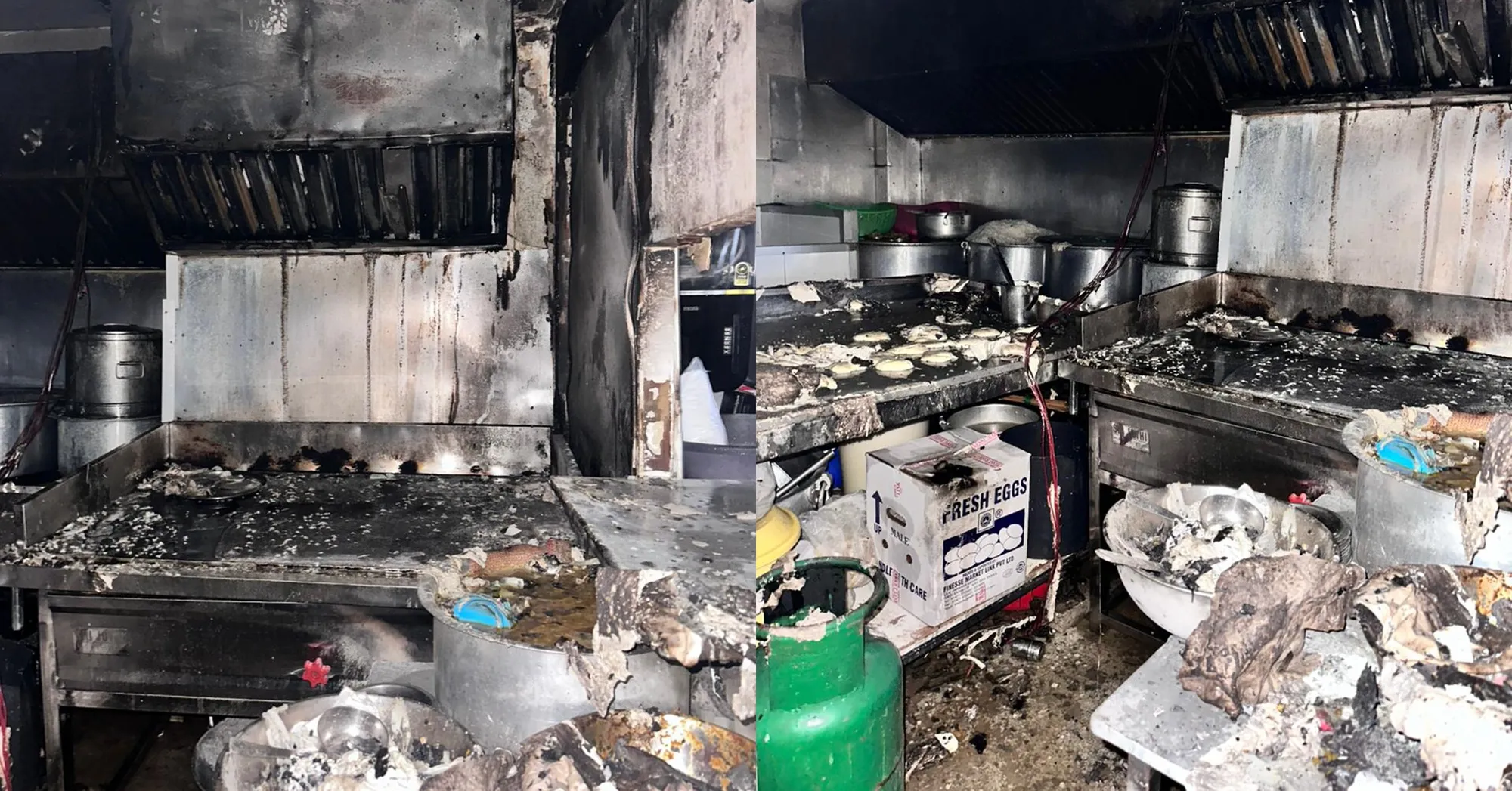 ކެފޭއެއްގެ ބަދިގޭގައި އަލިފާނުގެ ހާދިސާއެއް – ބިދޭސީއެއްގެ ފައި ފިހުނު