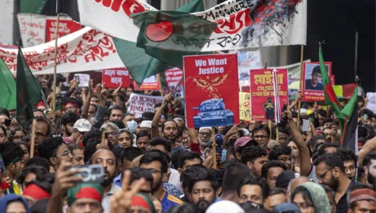Ongoing protests in Bangladesh (Photo/AP news)