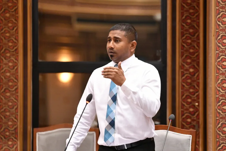 Former Minister of Youth, Sports, and Community Empowerment, Ahmed Mahloof (Photo/Parliament)