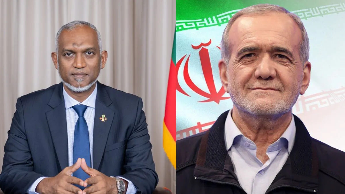 President Dr. Muizzu and Iran’s newly elected president Dr Masoud Pezeshkian