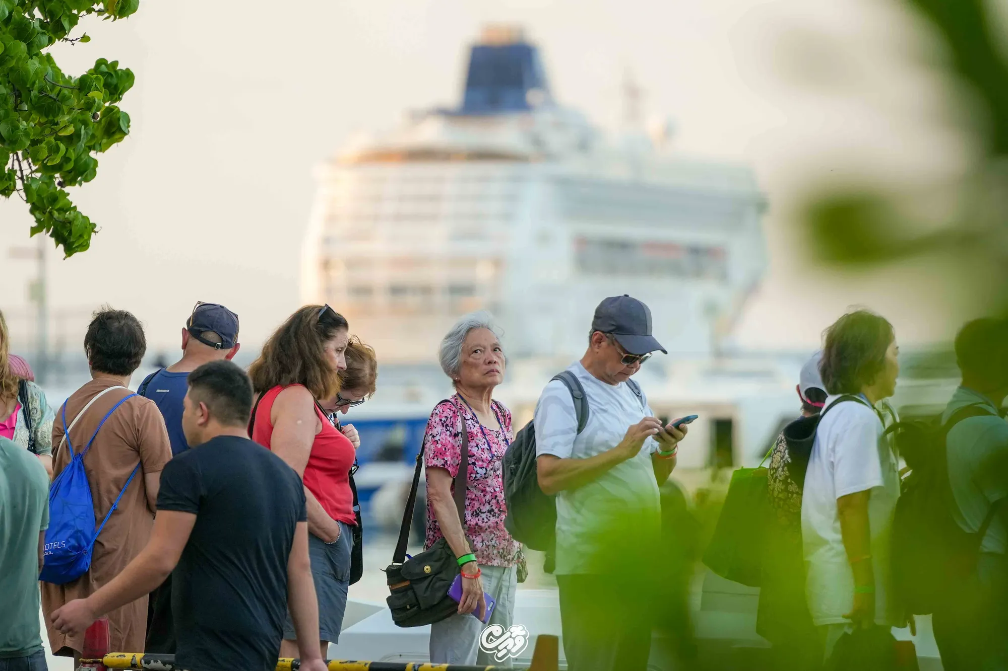Tourists that arrived in Maldives aboard the cruise liners (Photo/Voice)