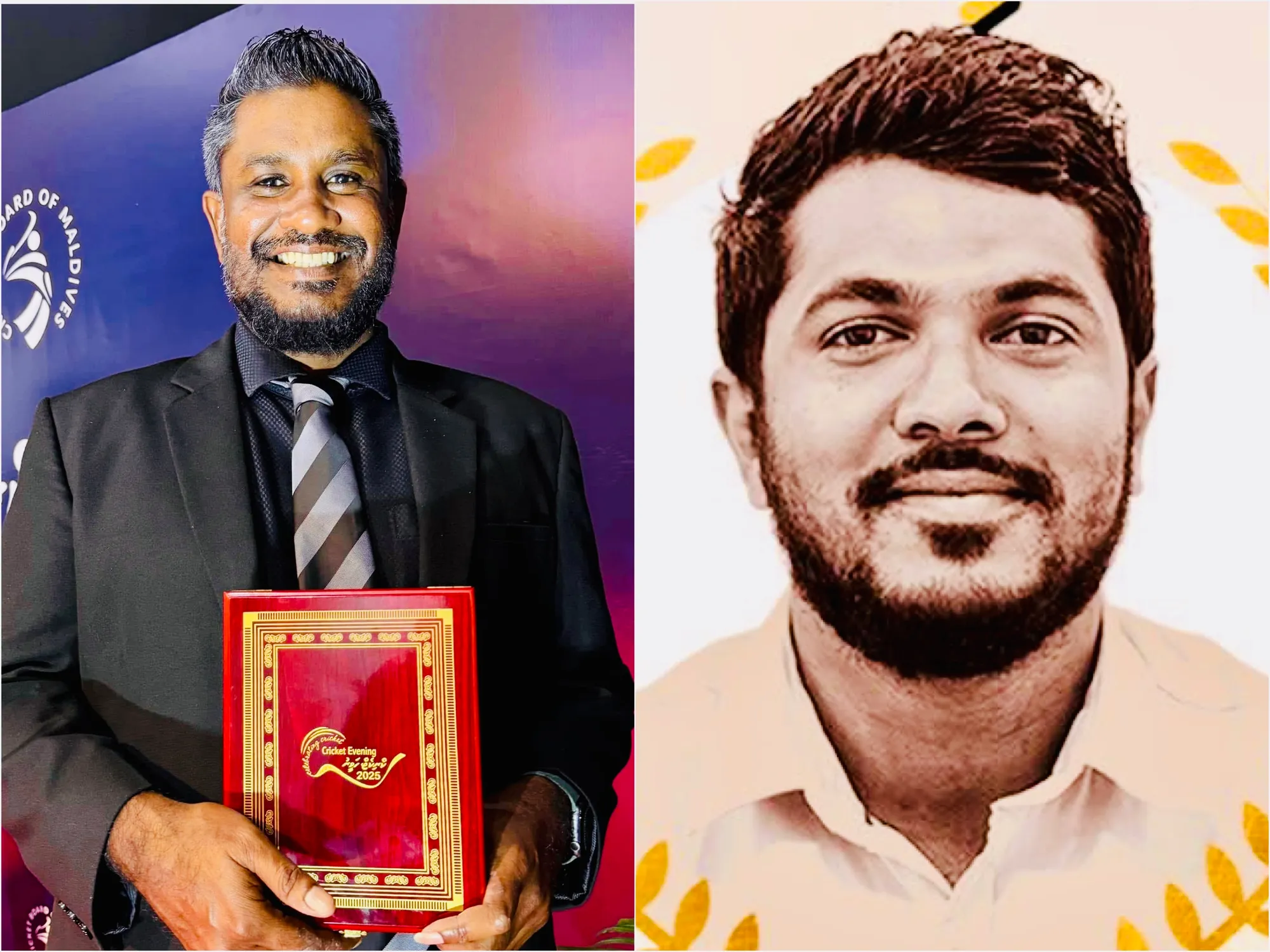 ކްރިކެޓަށް ހިދުމަތް ކުރުމުގެ އިނާމު ނޫސްވެރިޔާ ފަރިޔާޒާއި އައްޒާމަށް