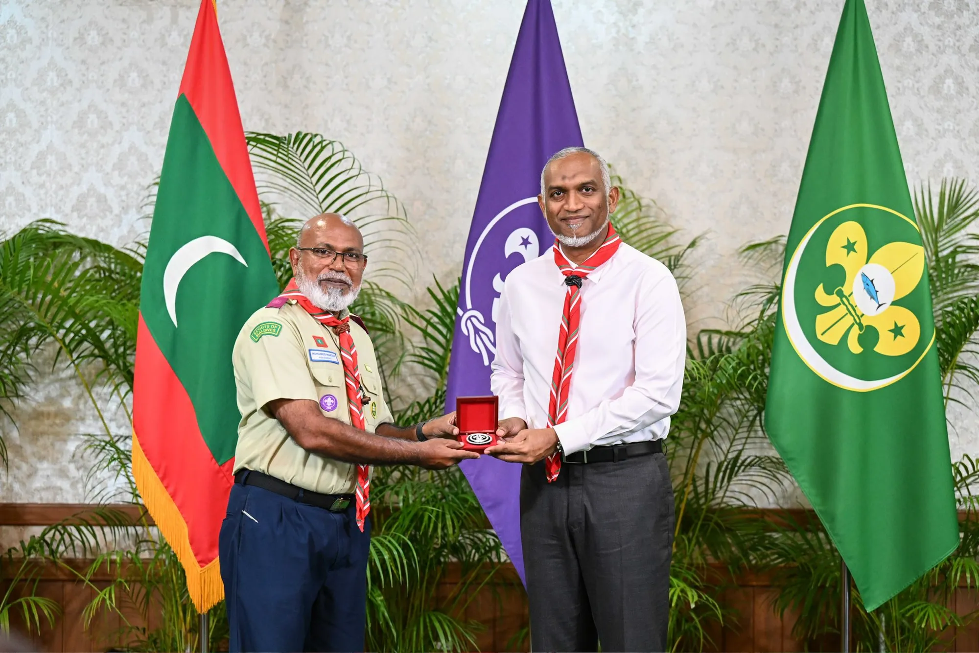 ވަންނާނެ އިމާރާތެއް ނެތި ސްކައުންޓުން އުޅެން ޖެހުމަކީ ވެގެންވާނެ ގޮތެއް ނޫން: ރައީސް