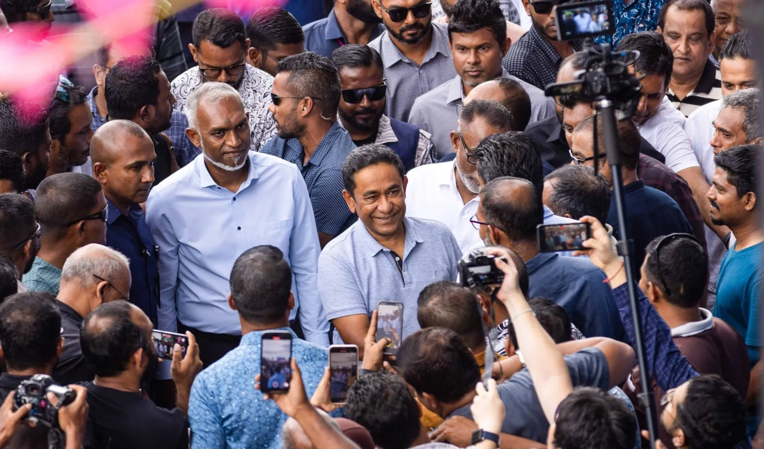 އަޅުގަނޑު ދުޢާއަކީ ރައީސް ޔާމިނަށް އިންސާފު ލިބި، އެމަނިކުފާނު މިނިވަންވެގެން އައުން: ރައީސް މުޢިއްޒު