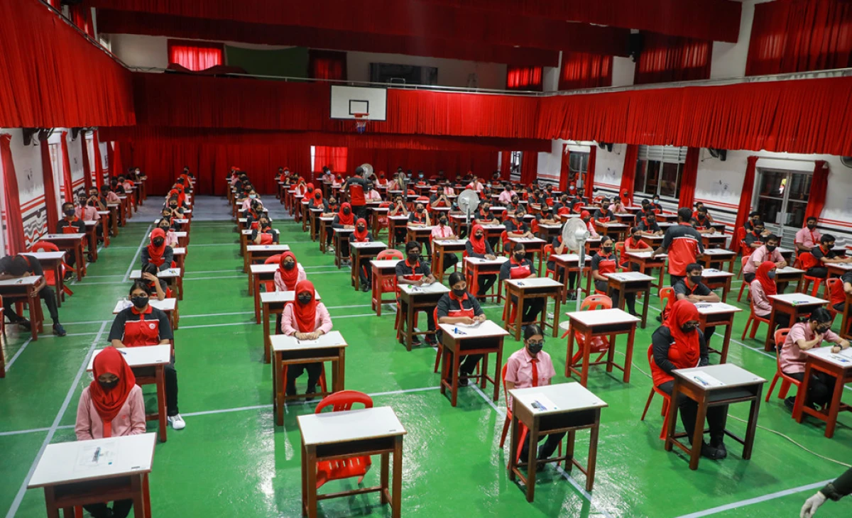 މާދަމާ އޯލެވެލް އިމްތިހާނު ކުރިއަށްދާ ވަގުތު ސުކޫލުތައް ހިމެނޭ ސަރަހައްދުގެ މަގުތައް ބަންދު ކުރަނީ