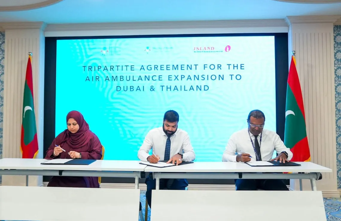 އެއާ އެމްބިއުލާންސްގެ ހިދުމަތް ތައިލެންޑާއި ދުބާއިއަށް ފުޅާކުރަނީ