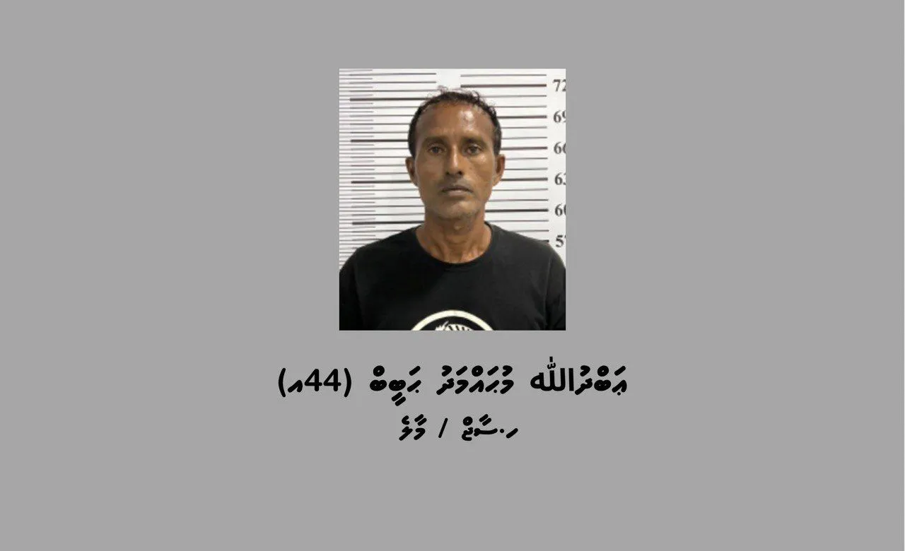 ފުނަދޫގައި ފުލުހުން ހިންގި އޮޕަރޭޝާނެއްގައި މަސްތުވާތަކެއްޗާއެކު މީހަކު ހައްޔަރުކޮށްފި