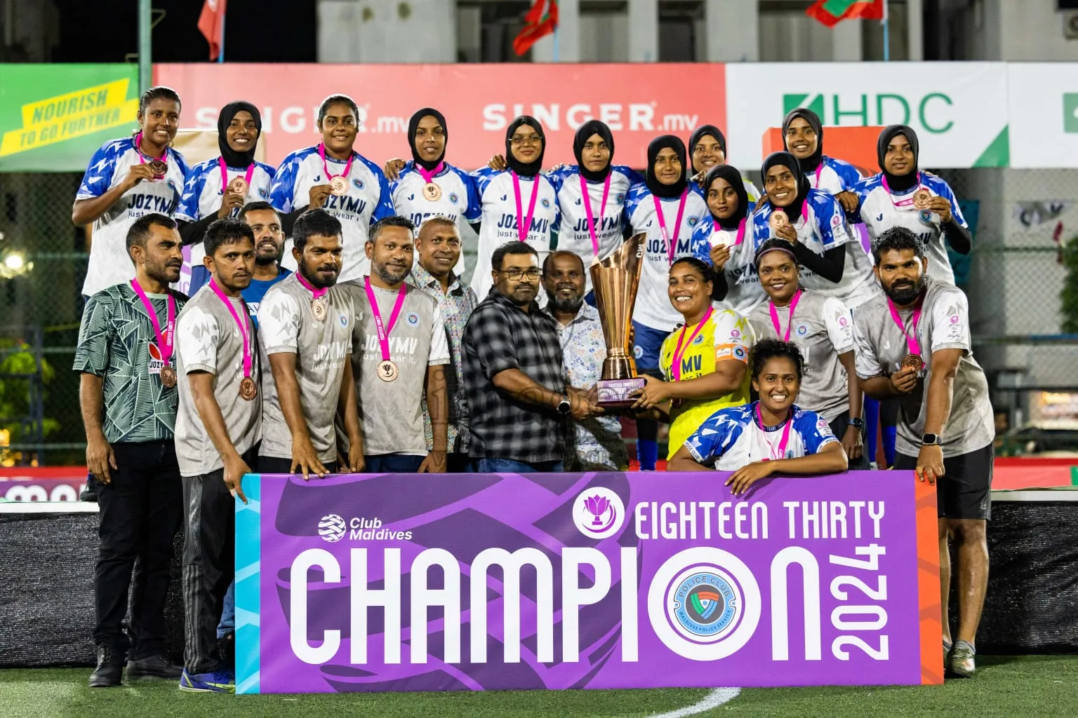 ކުލަބް މޯލްޑިވްސް ފުޓްސަލް މުުބާރާތުގެ ޗެމްޕިއަންކަން ޕޮލިސް ކުލަބުން ހޯދައިފި