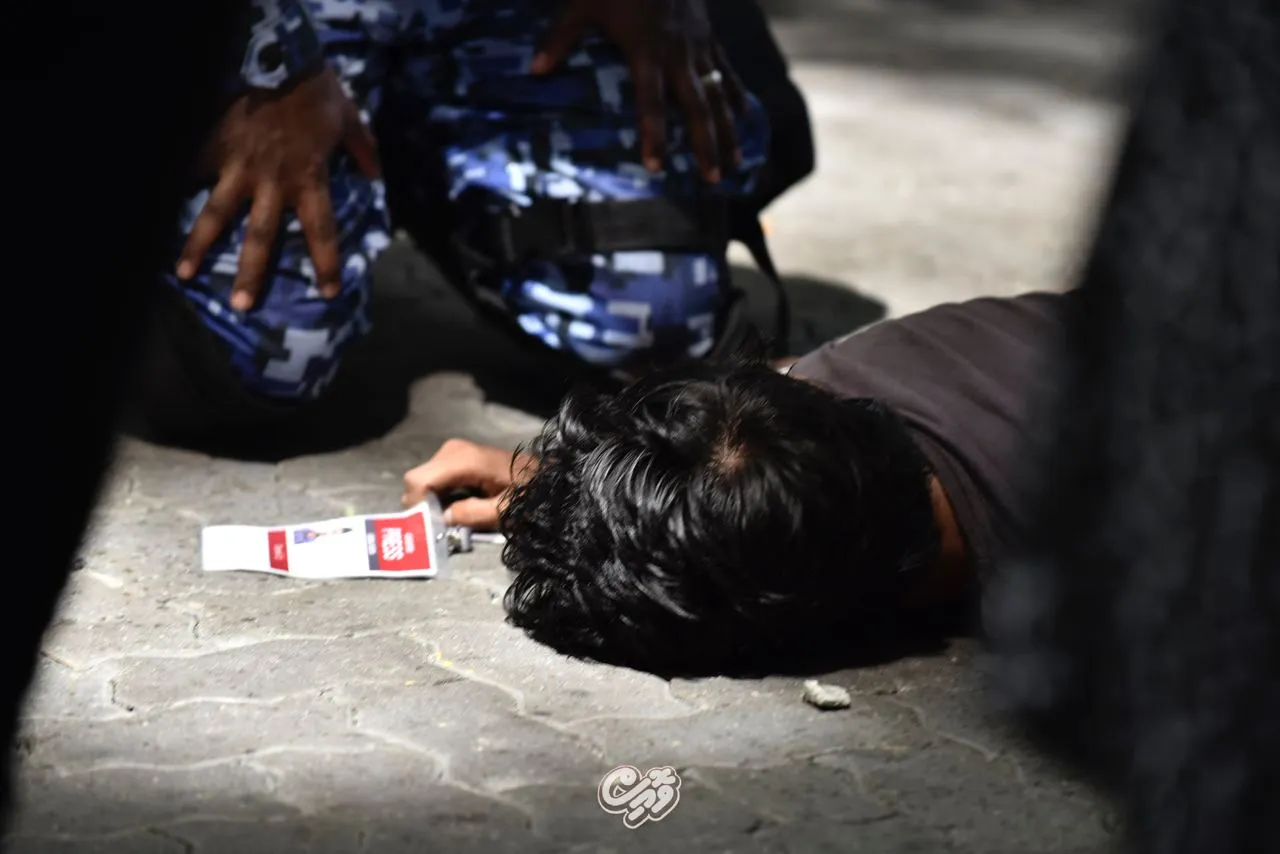 Journalist injured in today's opposition rally.