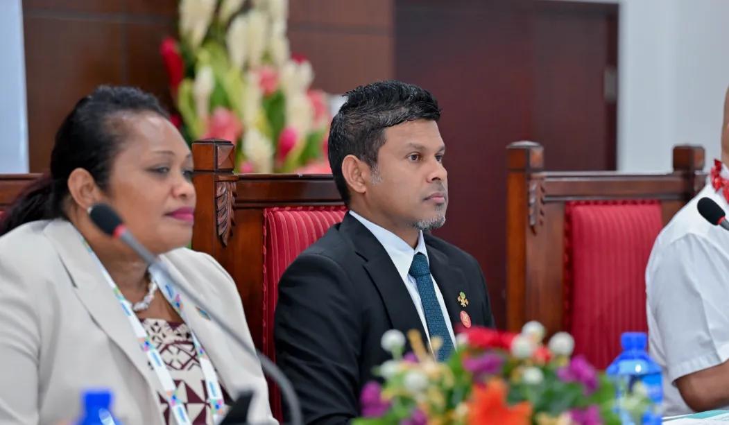 Vice President Hussain Mohamed Latheef at Climate breakfast, side event of Commonwealth Heads of Government Meeting (CHOGM) (Photo/President’s Office)