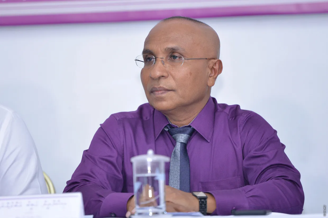 Vice President of the Election Commission Ismail Habib. Photo: Voice.mv