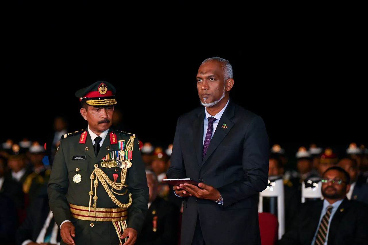President Muizzu launching the Ras’ain Application