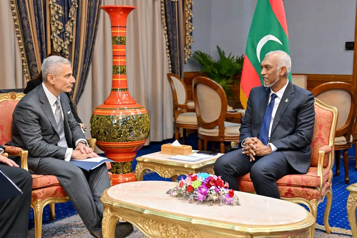 President Dr. Mohamed Muizzu meeting with Paul Kapur (Photo/President's Office)