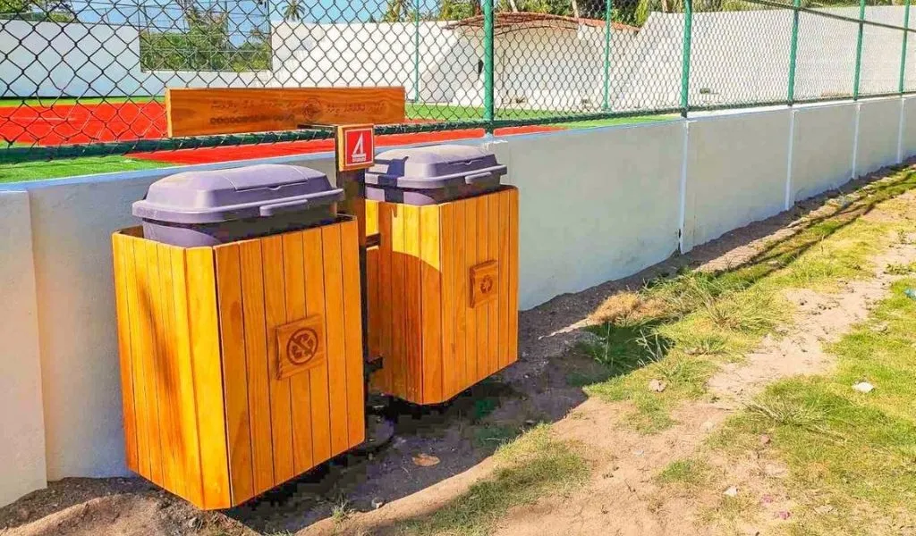Well rounded waste management facility established in R. Kinolhas earlier in 2021 through BML community fund (Photo/BML)