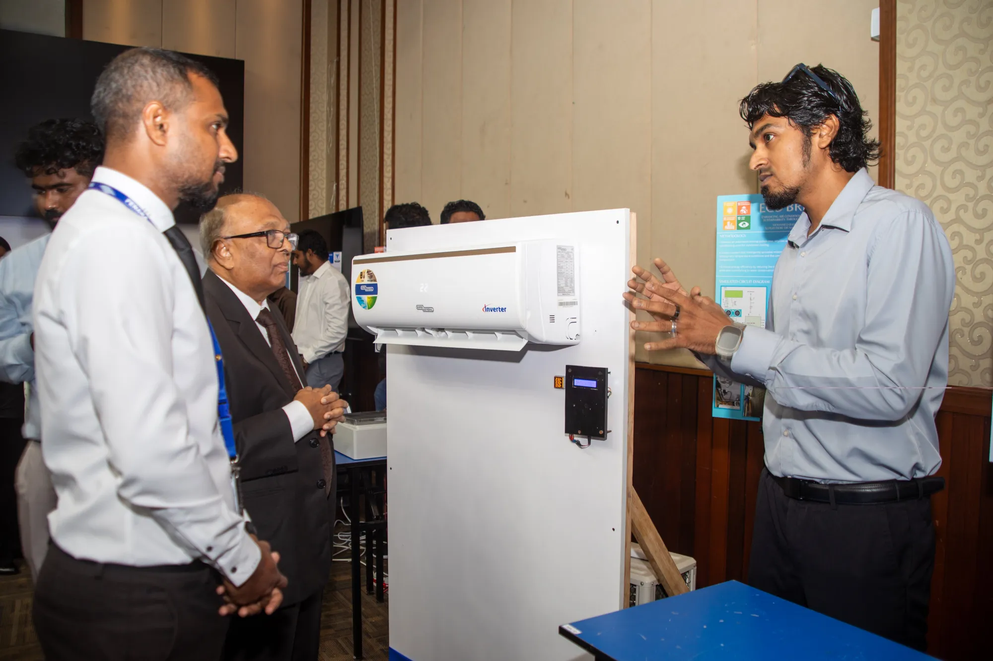 From the engineering exhibition held on Thursday (Photo/Villa college via X)