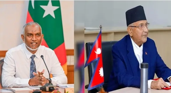 ރައީސް މުއިއްޒު، ނޭޕާލްގެ އާ ބޮޑިވަޒީރަށް މަރުހަބާ ވިދާޅުވެއްޖެ