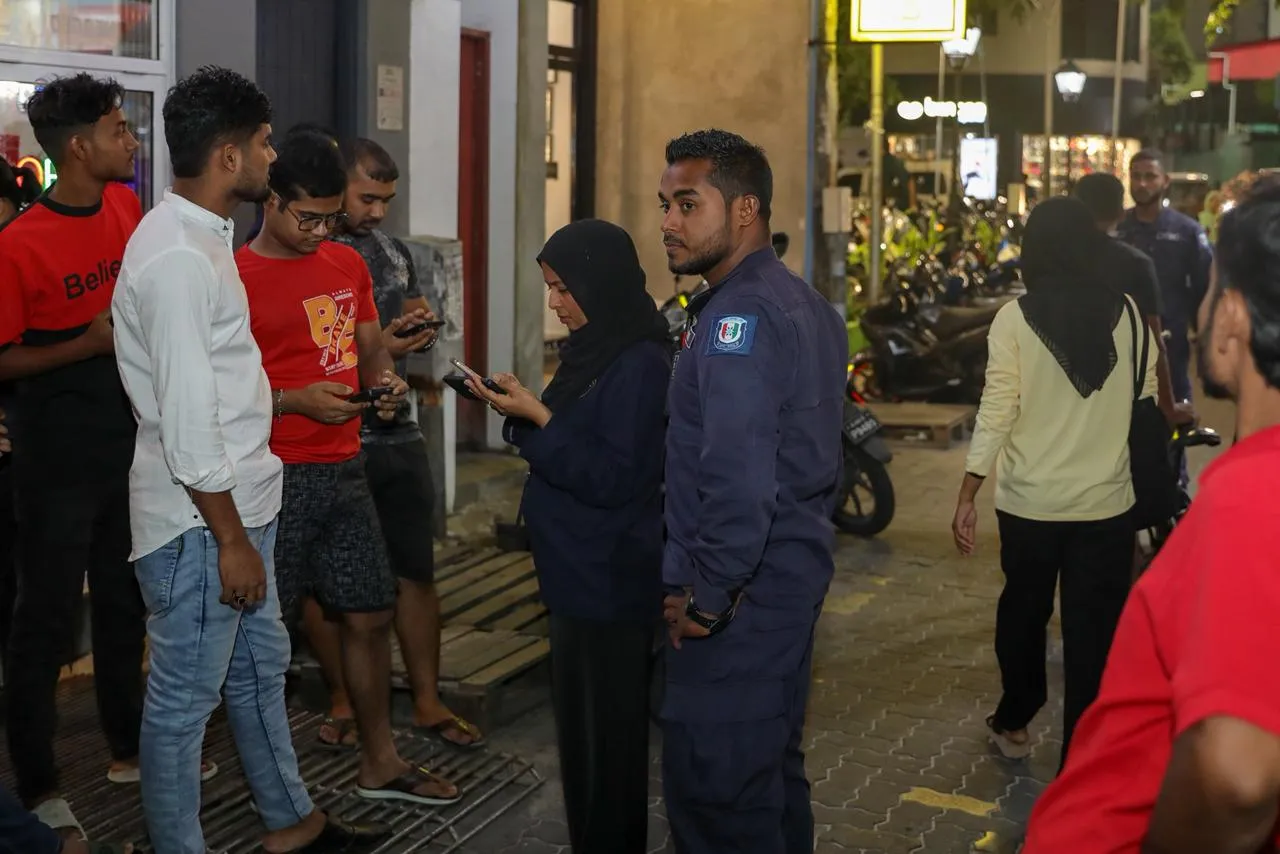 During the operation (Photo/Maldives Police)