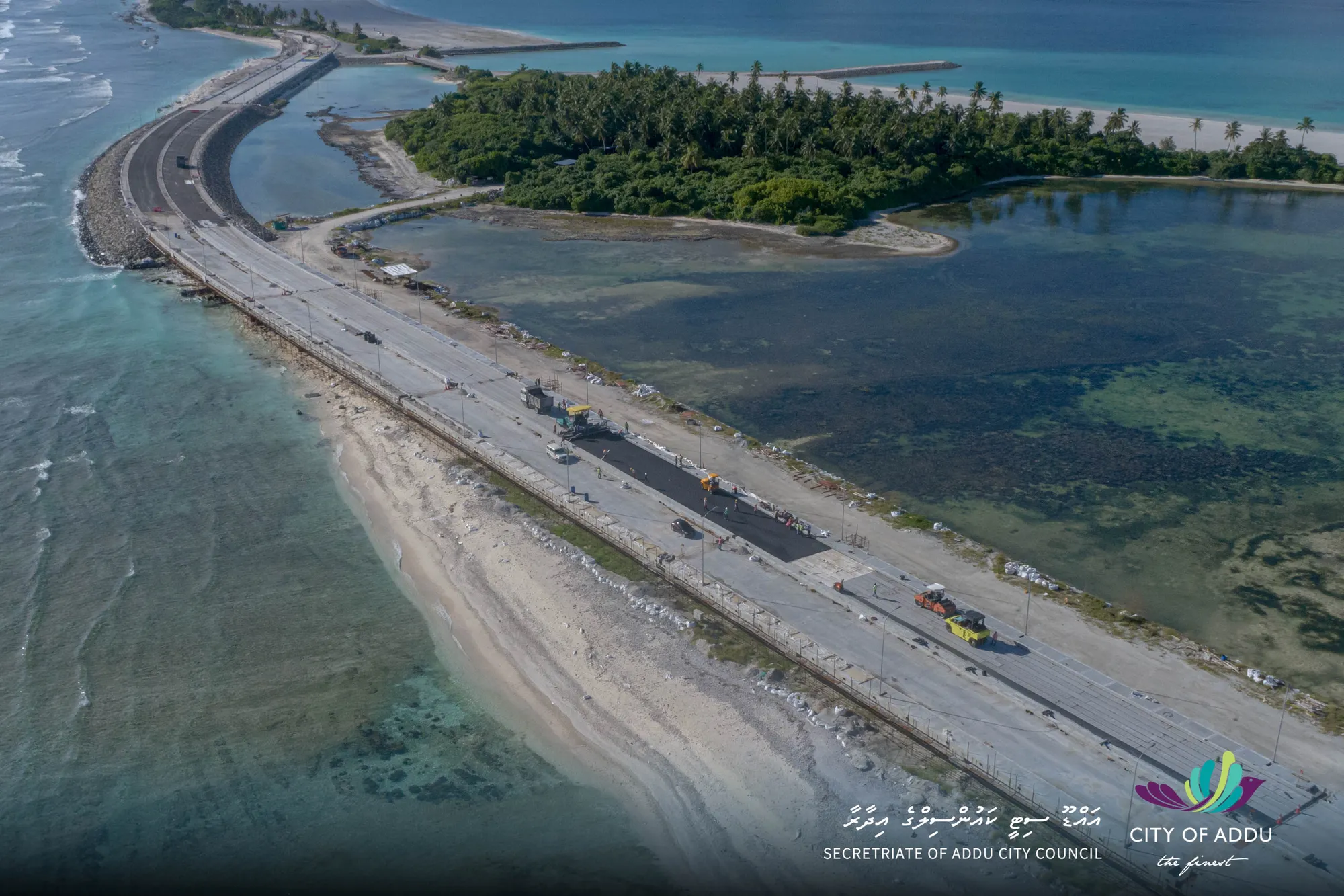 އައްޑޫ ސިޓީގެ ހަންކެޑެ ބްރިޖްގެ 820 މީޓަރުގައި ތާރު އަޅައިފި