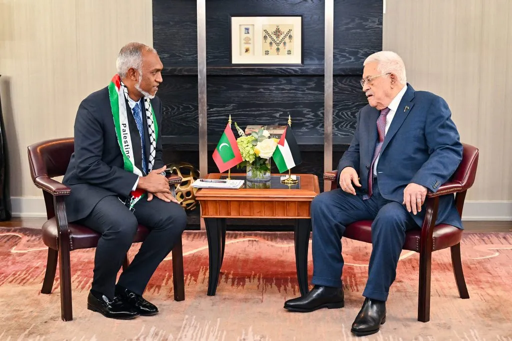 އިސްރާއިލުން ފަލަސްތީނަށް ބަދަލުދޭން ޖެހޭ: ރައީސް މުޢިއްޒު