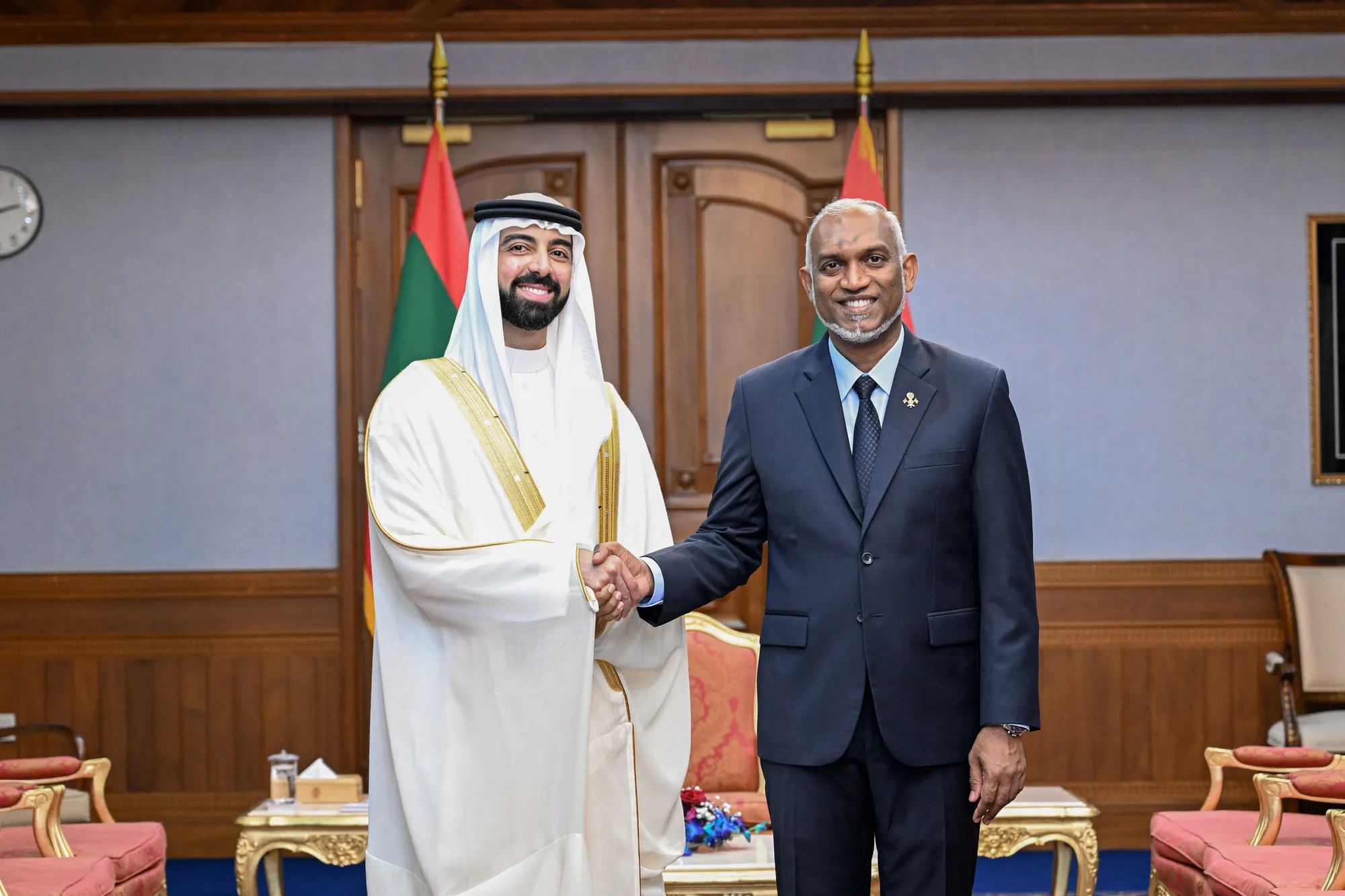 ރައީސުލްޖުމްހޫރިއްޔާ، ޕްރިންސް ފަހަދްއާ ބައްދަލު ކުރަައްވައިފި
