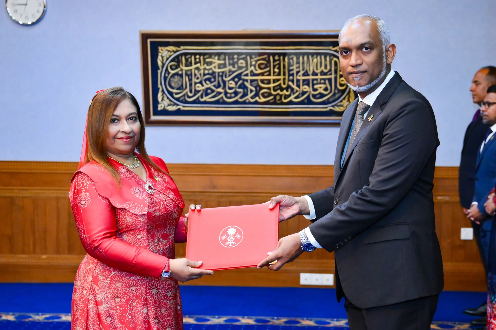 From the appointment ceremony (Photo/President's Office)