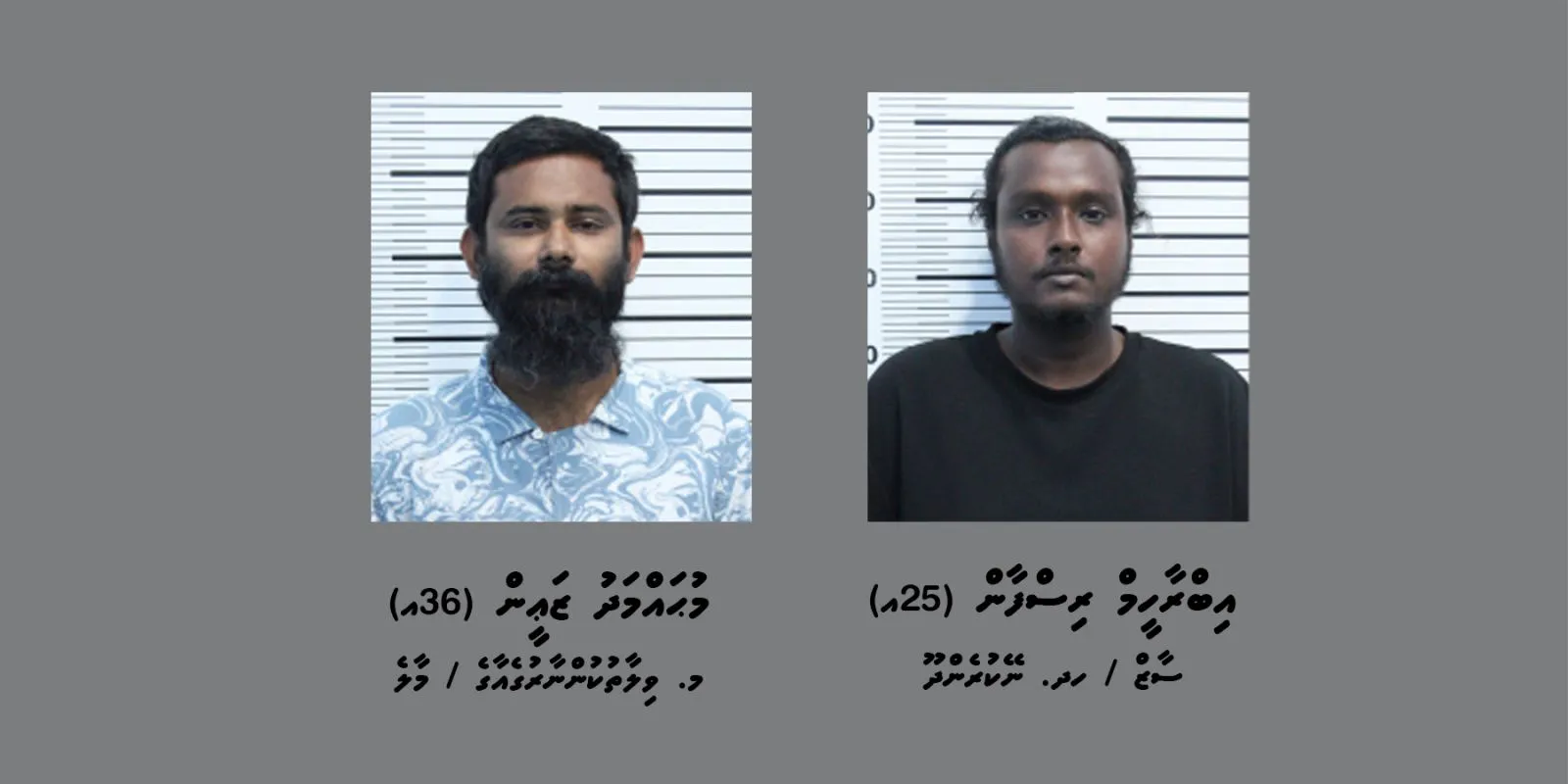 މަސްތުވާ ތަކެއްޗާއެކު ހުޅުމާލެއިން ދެ މީހަކު ހައްޔަރު ކޮށްފި