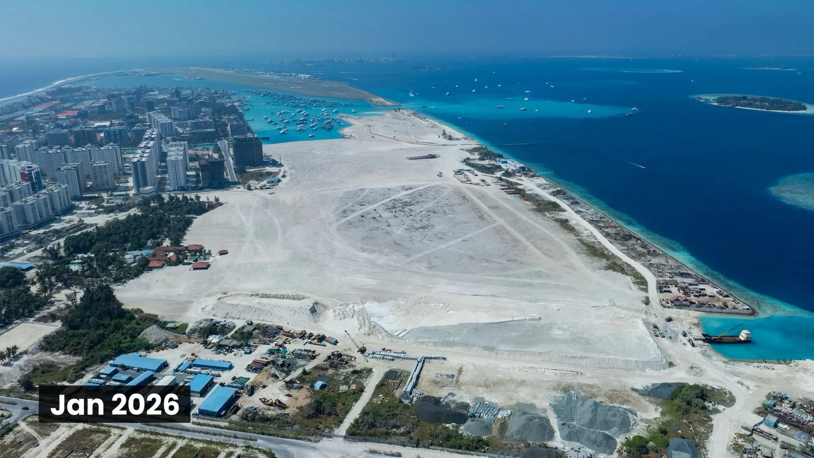 ހުޅުމާލެ ފޭސް 3 ގެ ބިންހިއްކުމުގެ މަސައްކަތް ނިންމާލައިފި