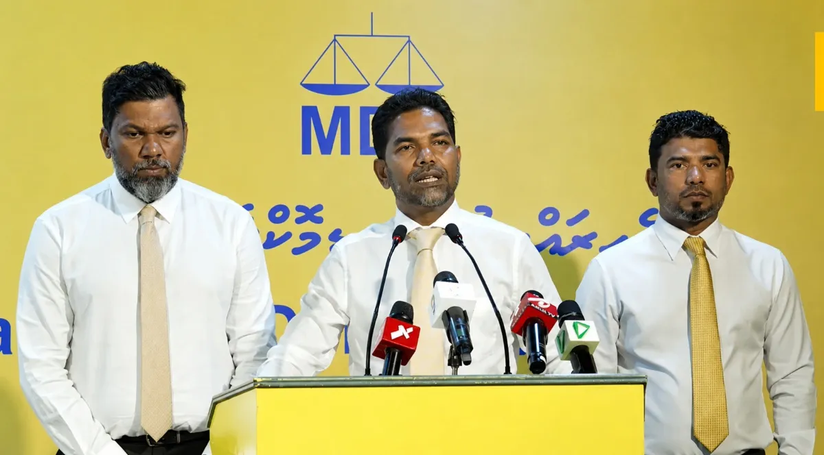 From a press conference held by MDP