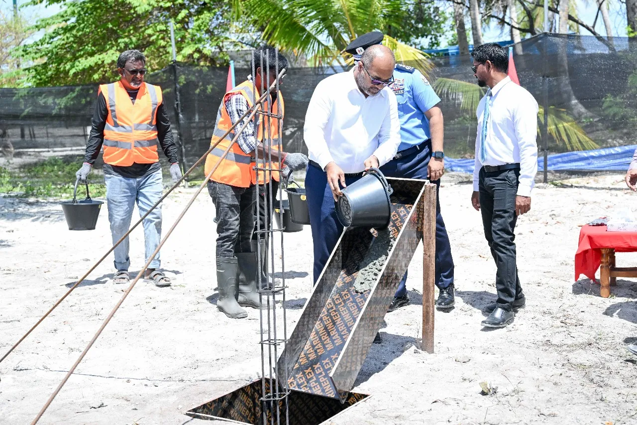 އއ. ހިމަންދޫގައި ފުލުހުންގެ މަރުކަޒުގެ އަމަލީ މަސައްކަތް ފަށައިފި