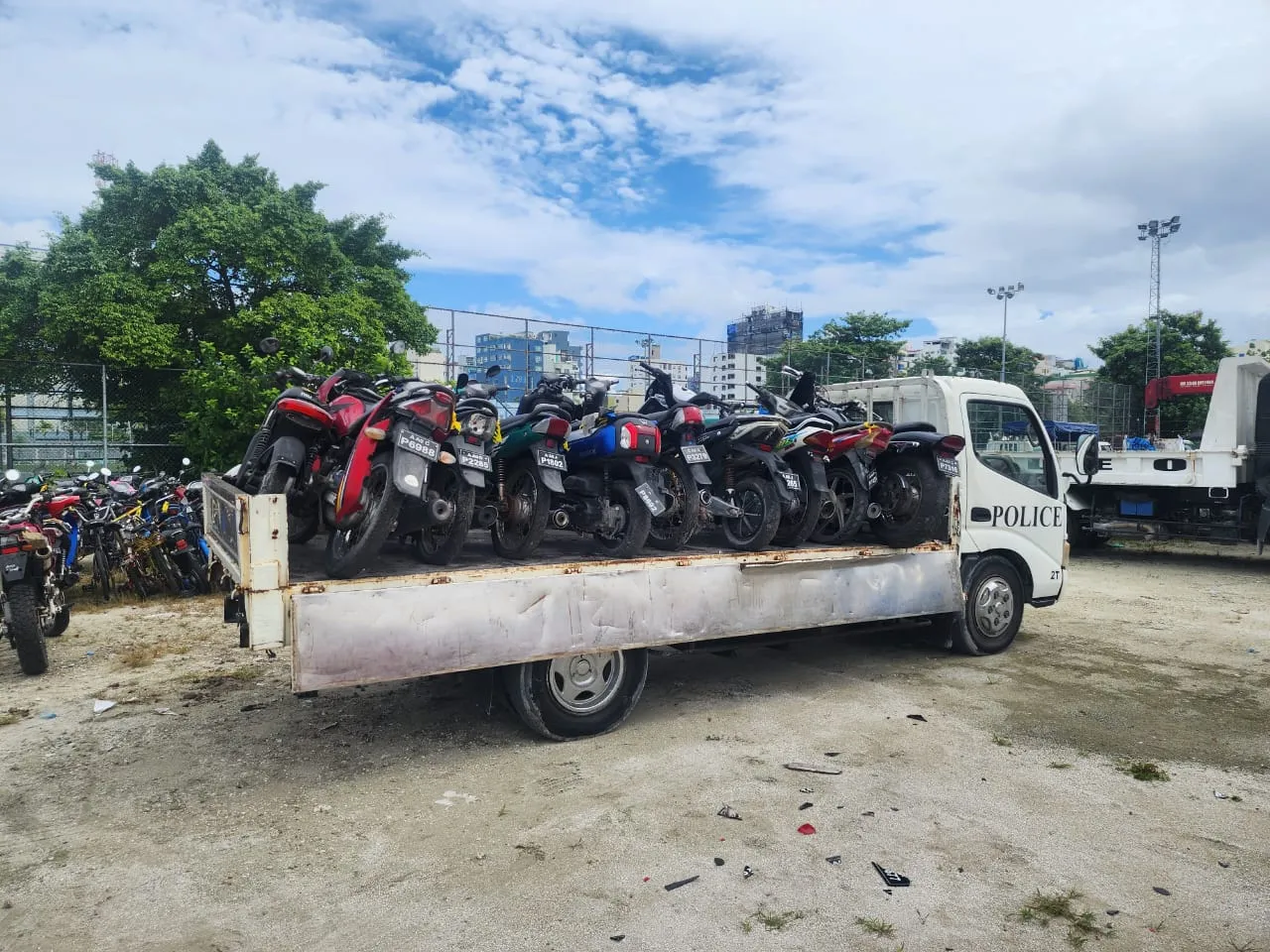 ފުލުހުން ޓޯކޮށްފައިހުރި 446 އުޅަނދު ނައްތާލައިފި