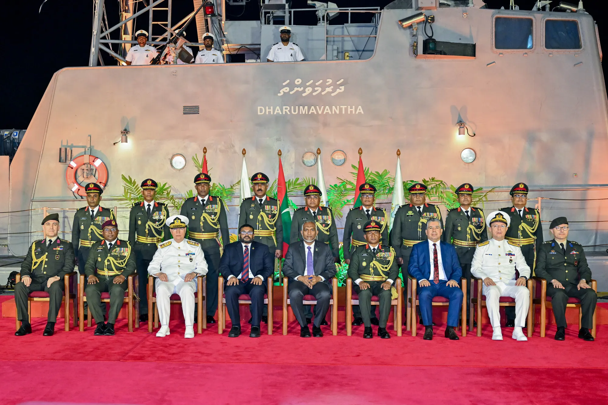 ތުރުުކީން ހަދިޔާކުރި މަނަވަރު ރަސްމީކޮށް ހަވާލުކޮށްފި، ނަމަކީ "ދަރުމަވަންތަ"