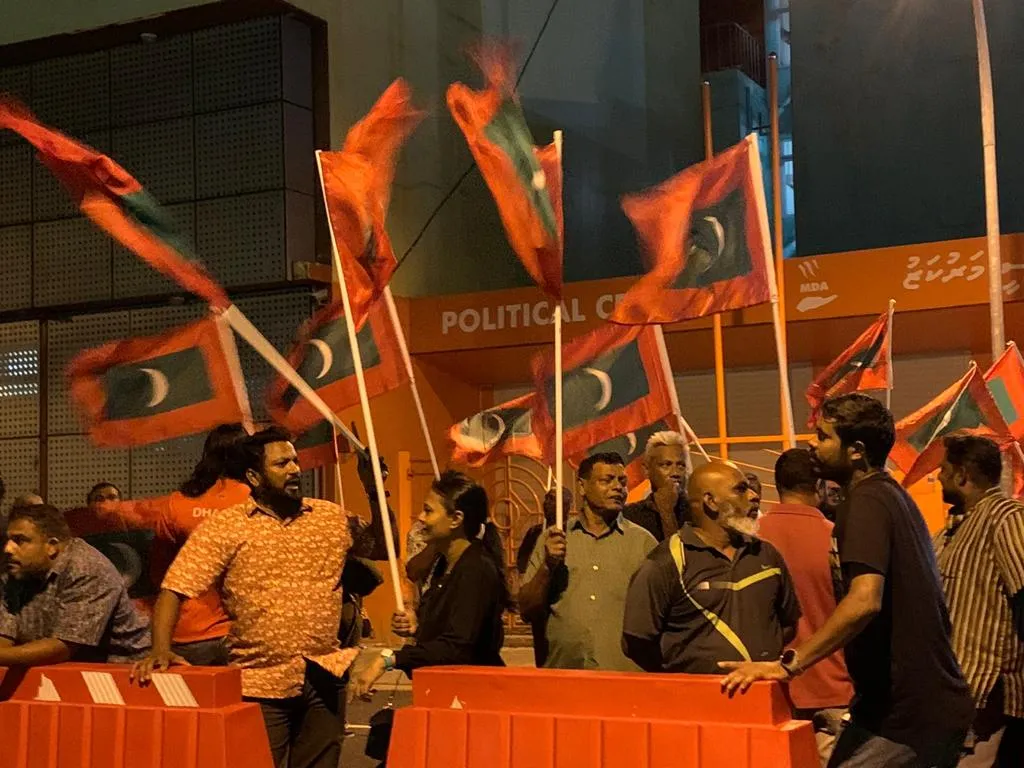 Tonight's Protest by the opposition. Source: Voice