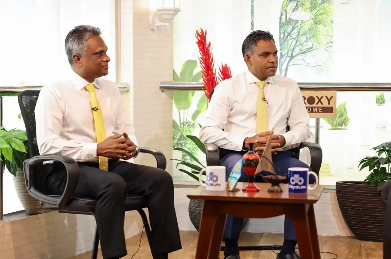 Faisal Naseem and Adam Azim; Photo/  Male City Council