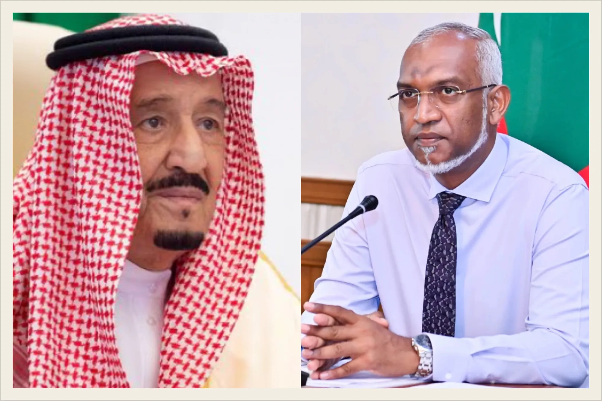 ރަސްގެފާނު ސަލްމާންގެ ސިއްހީ ހާލަތާއި ގުޅިގެން ރައީސް މުޢިއްޒު ކަންބޮޑުވުންފާޅުކުރައްވައިފި