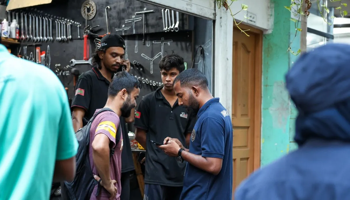From the operation conducted by Immigration (Photo/Maldives Immigration)