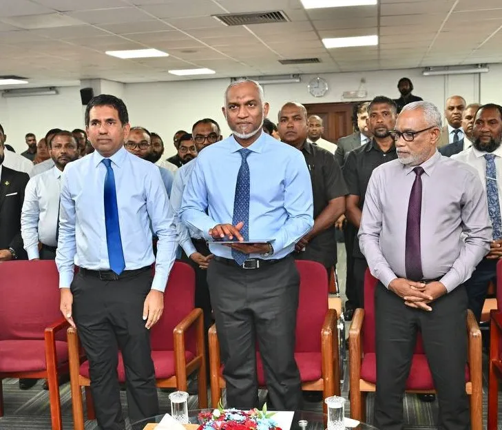President Dr. Muizzu inaugurating the development bank of Maldives