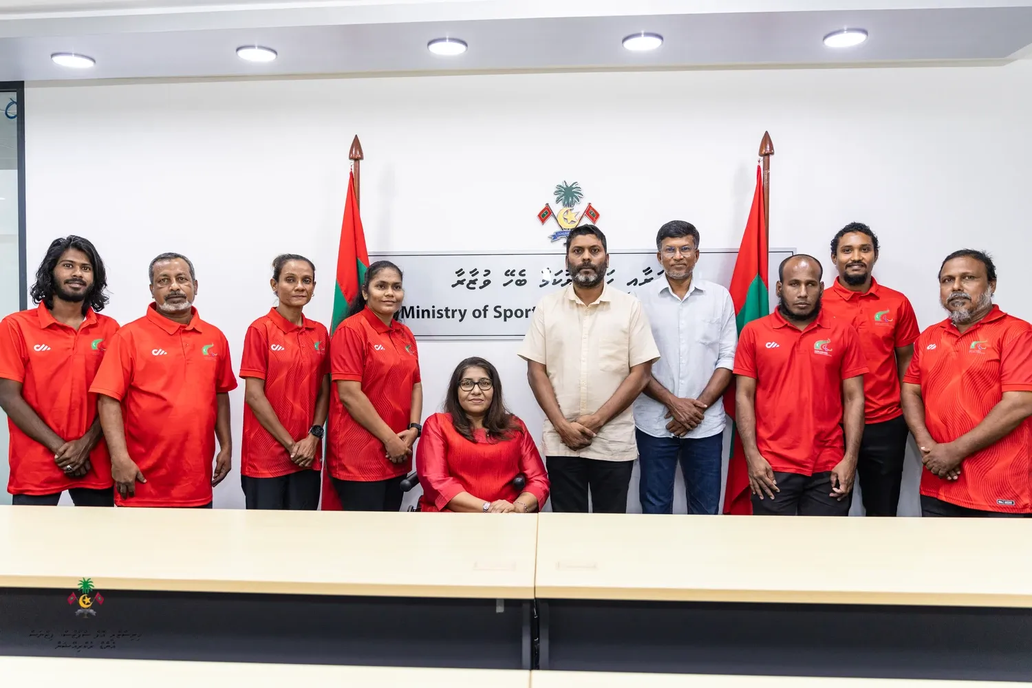 ޕެރަލިމްޕިކް ގޭމްސްގައި ވާދަކުރާ ޓީމަށް ވަޒީރު ރާފިޢު ހިތްވަރުދެއްވައިފި