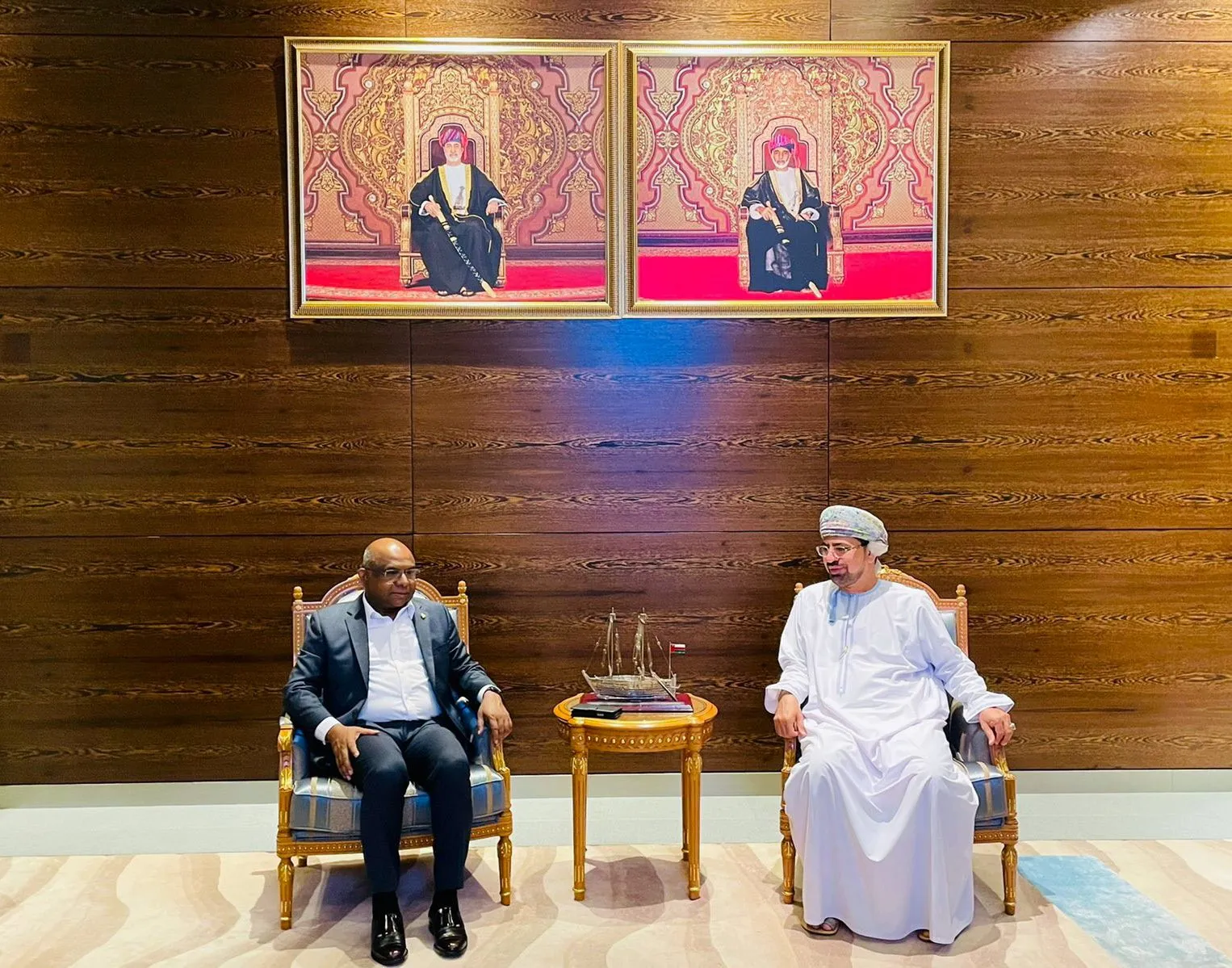 Minister Shahid in Oman