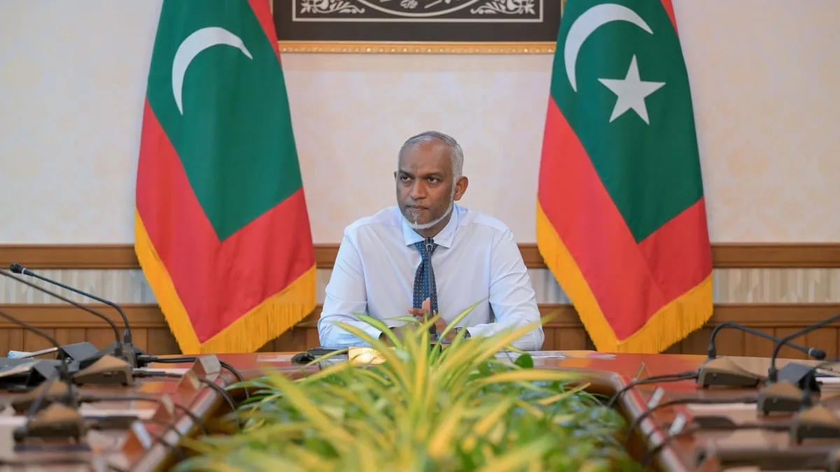 President Dr. Muizzu in the last cabinet meeting on 25th August 2024 (Photo/ President’s office)