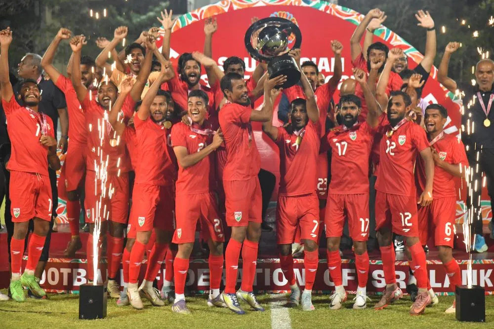 Maldives national football team wins the South Asian Super Cup