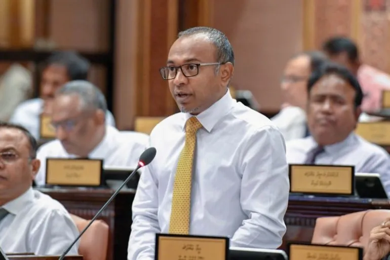 Hassan Latheef in Parliament