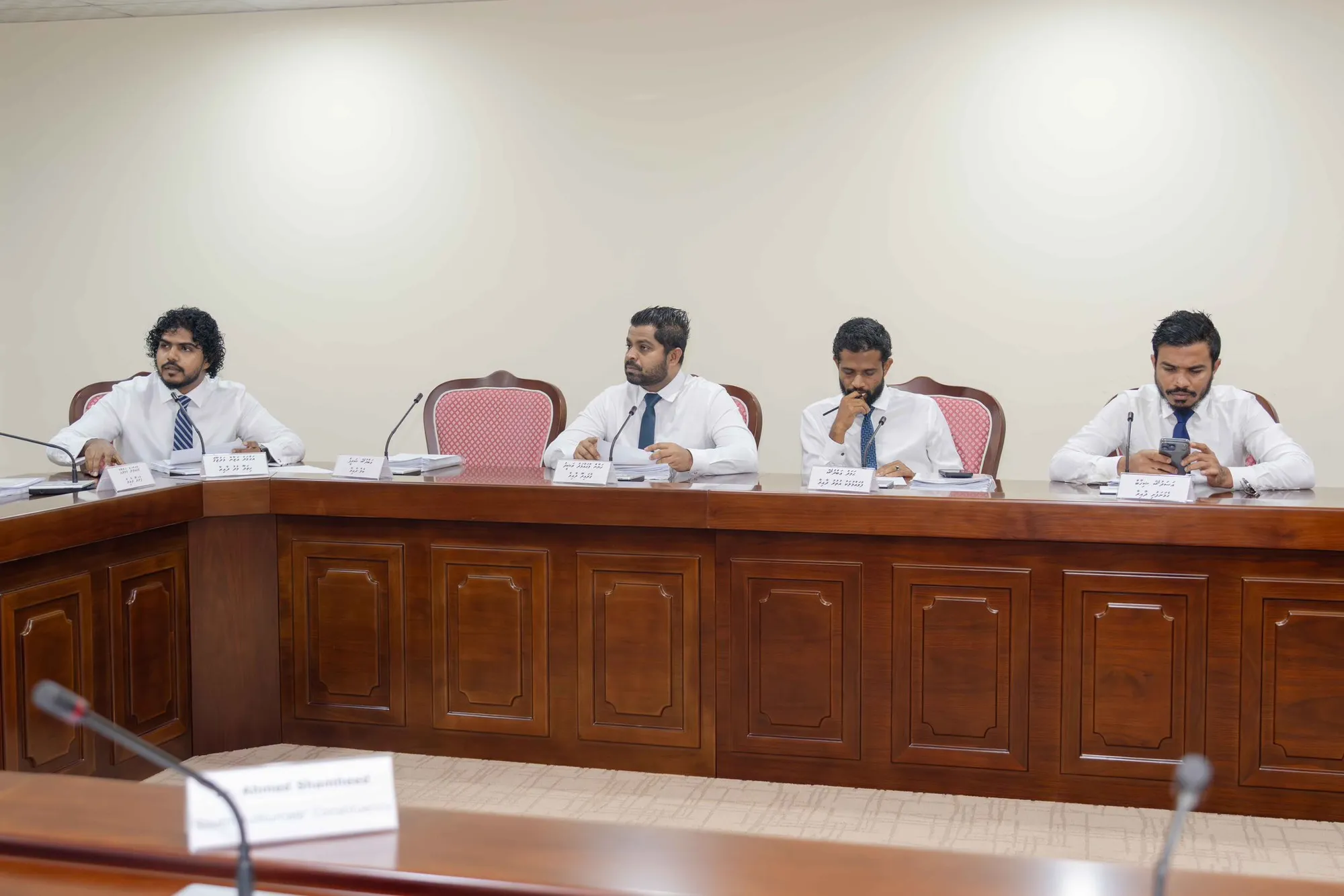 މިއަދު ބޭއްވި މާލިއްޔަތު ކޮމިޓީގެ ބައްދަލުވުން -- ފޮޓޯ: މަޖިލީސް