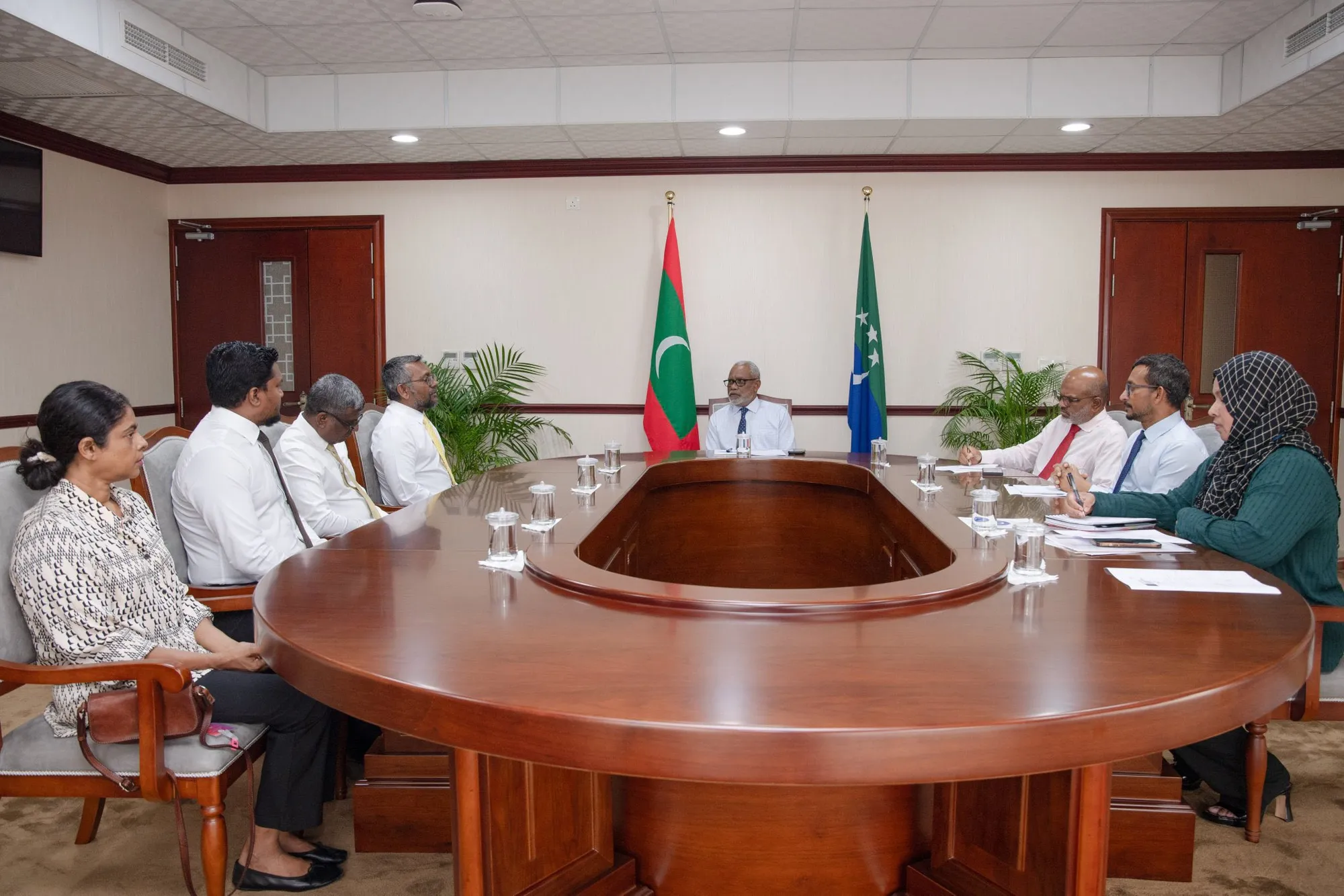 ޙައްޤުތައް ކަށަވަރުކޮށްދިނުމަށް އެދި އެމްޑީޕީން އަބްދުއްރަޙީމް ގެ އަރިހަށް