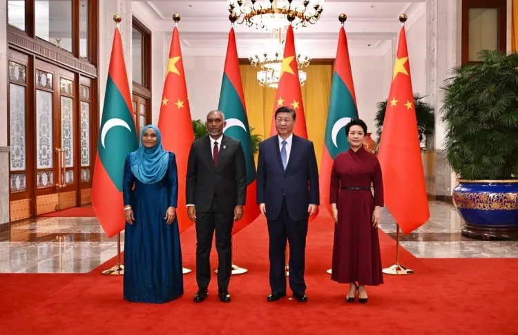 ޗައިނާގެ އާ އަހަރުގެ މުނާސަބަތުގައި އެ ޤައުމުގެ ވެރިންނަށް ރައީސް ތަހުނިޔާ ފޮނުއްވައިފި